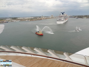 Port Canaveral from Disney Fantasy Maiden voyage