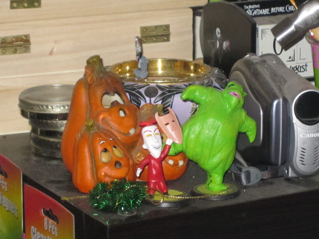 my nightmare toys...the dust is part of the special effects! lol.